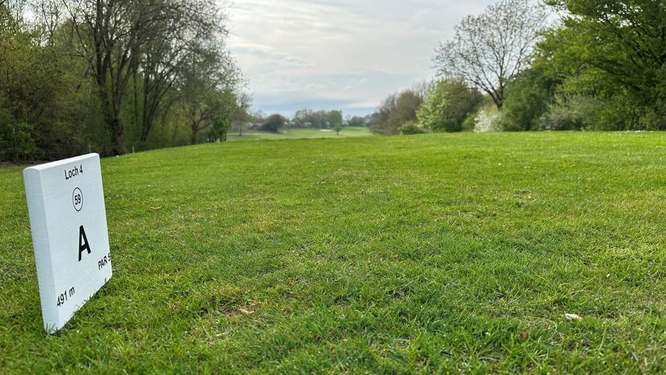 Die neuen Abschläge auf dem Platz des GC Taunus Weilrod
