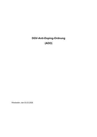 Anti-Doping-Ordnung 