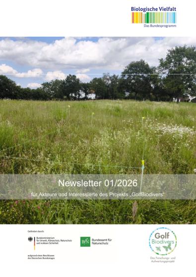 GolfBiodivers Newsletter 1/2026 Vegetationsaufnahmen