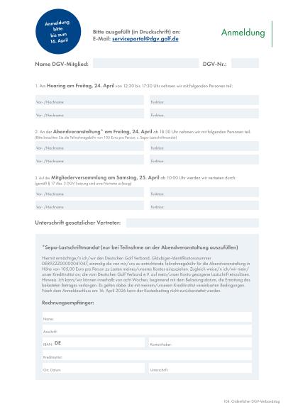 Anmeldeformular (online ausfüllbar) 