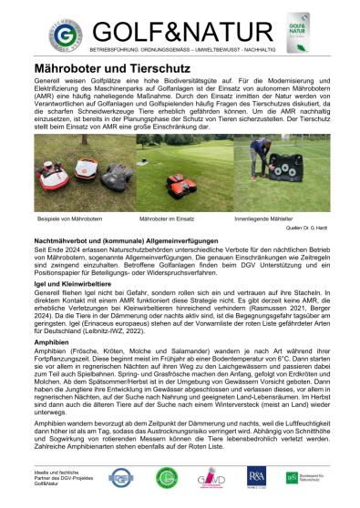 Informationsblatt Mähroboter und Artenschutz 